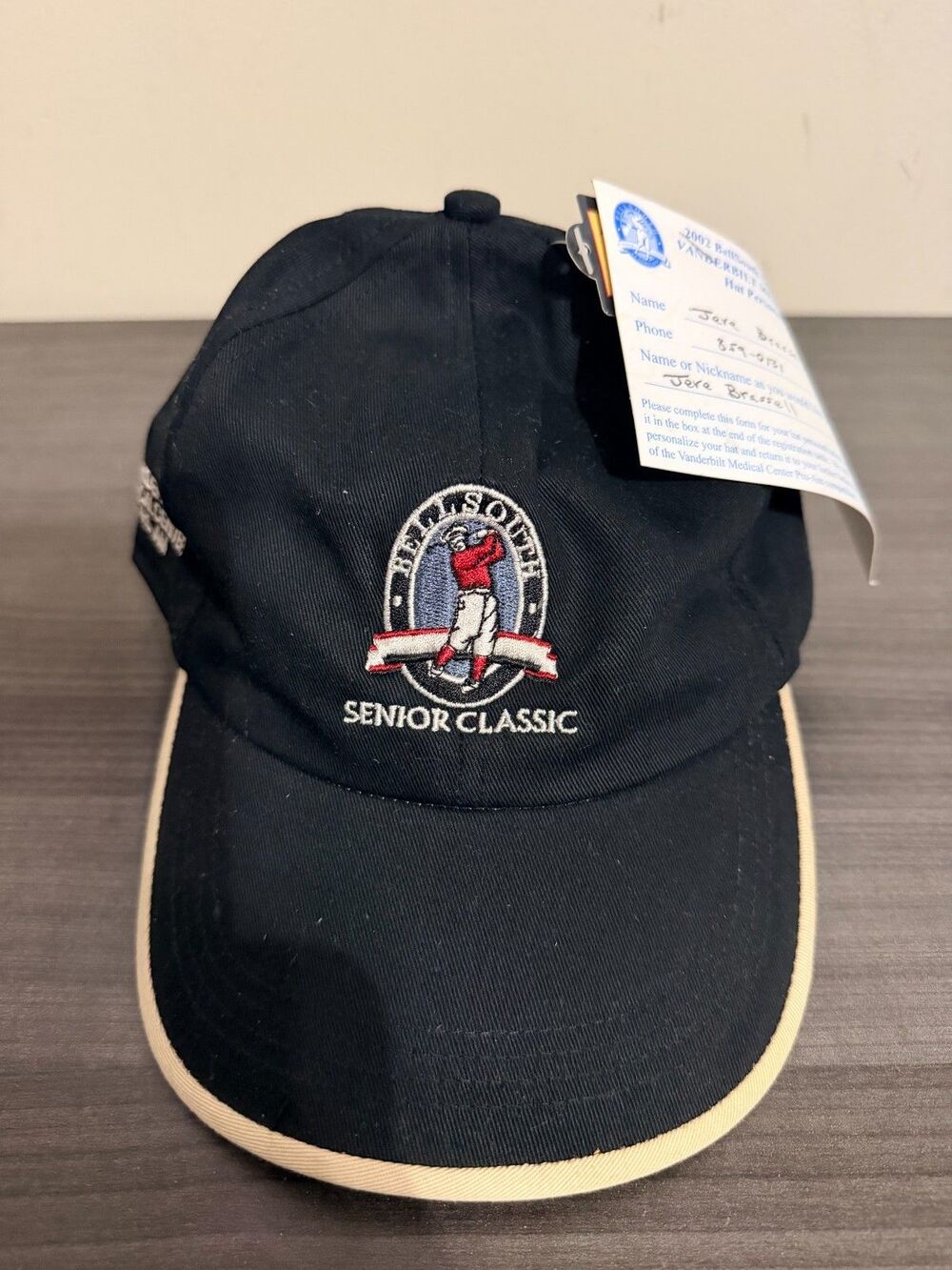 2002 BellSouth Senior Classic Golf Hat Vanderbilt Medical Center Pro-Am Ahead Ca